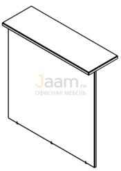 Стойка ресепшн Стойка прямая DMS 120