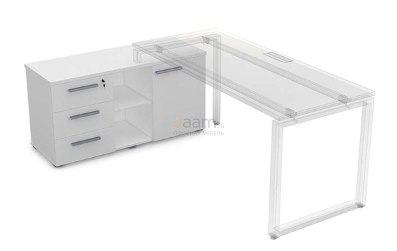 Мебель для персонала Офисная тумба с 3-мя ящиками и дверкой 9Т.006