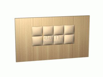 Мебель для гостиниц Изголовье кровати 180 со вставкой КР 419