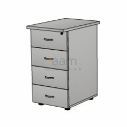 Мебель для персонала Офисная тумба приставная с замком ТФ222