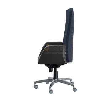 Кресло для руководителя Сигма/П комбиниров. кожа нестандарт/база алюминий