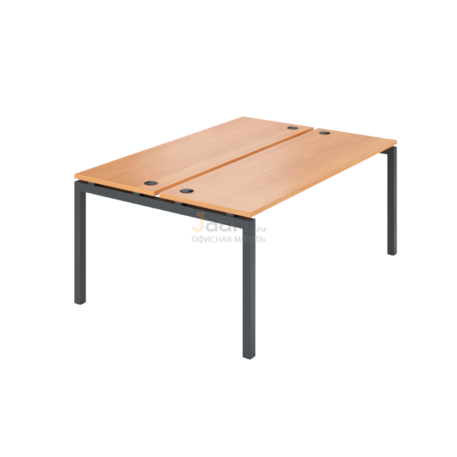 Мебель для персонала Бенч двойной на 2 рабочих места АМБ-005.60