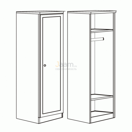 Мебель для гостиниц Гардероб левый R6702