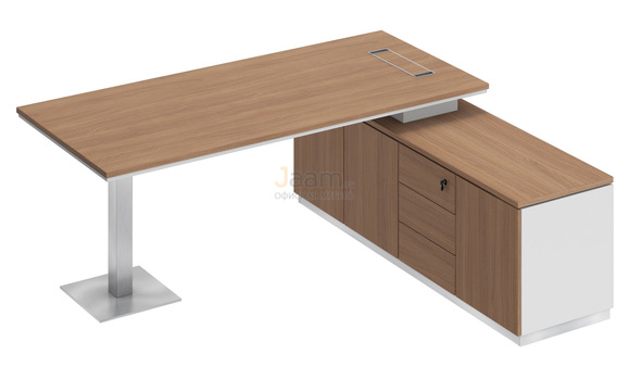 Кабинет руководителя Стол на опорной тумбе правый СИ 102пр