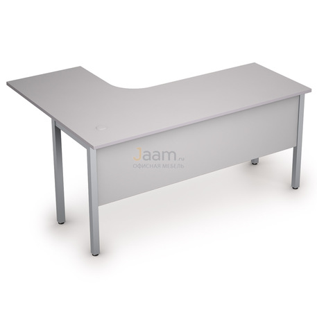 Мебель для персонала Стол криволинейный на металлических опорах правый 2МД.133