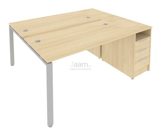 Мебель для персонала Рабочая станция с опорной тумбой Б.РС-СТП-2.3