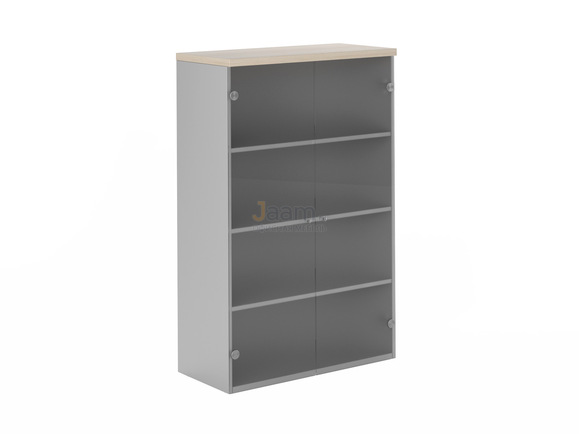 Кабинет руководителя Офисный шкаф со стеклянными дверями FLS321