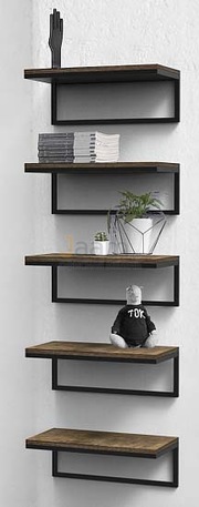 Мебель для персонала Стеллаж высокий из полок METALFRAME