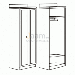 Мебель для гостиниц Гардероб с воротником R6705V
