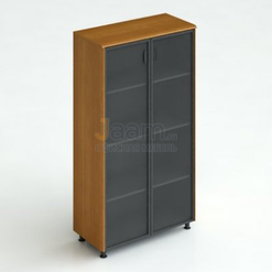 Кабинет руководителя Офисный шкаф для документов стеклянный 224 H170xL95xS45 ДСП Тик