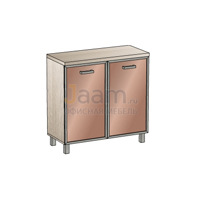 Кабинет руководителя Креденция 2 двери со стклом(бронза) ПР502