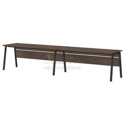 Мебель для персонала Линейный кластер на 2 рабочих места на металлокаркасе Т-149