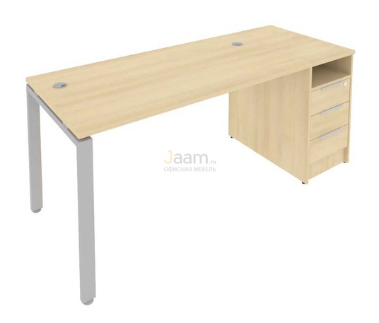 Мебель для персонала Рабочая станция с опорной тумбой Б.РС-СТП -1.3