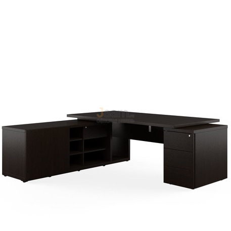 Кабинет руководителя Стол рабочий на опорной креденции левый ZIO285110