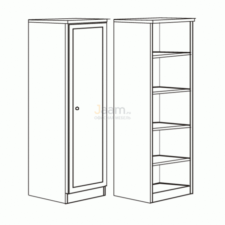 Мебель для гостиниц Офисный шкаф правый R6706