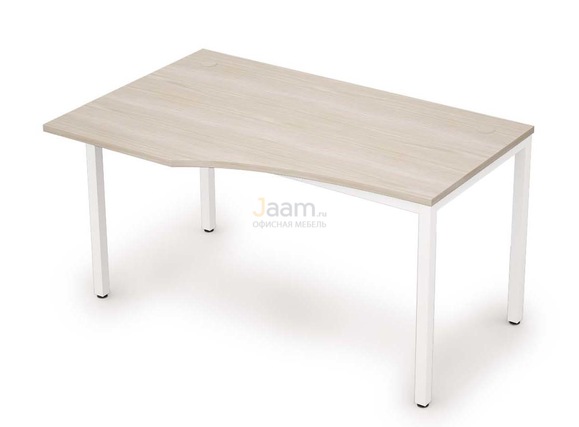 Мебель для персонала Стол криволинейный без экрана левый 6М.022